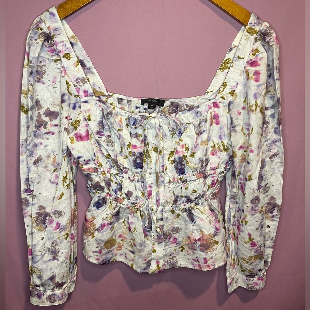 J. Crew Floral Top/Blouse - 6